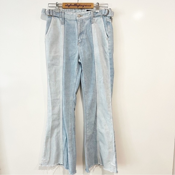 AG Adriano Goldschmied Iva Paneled Wide-Leg Jeans - Picture 5 of 13